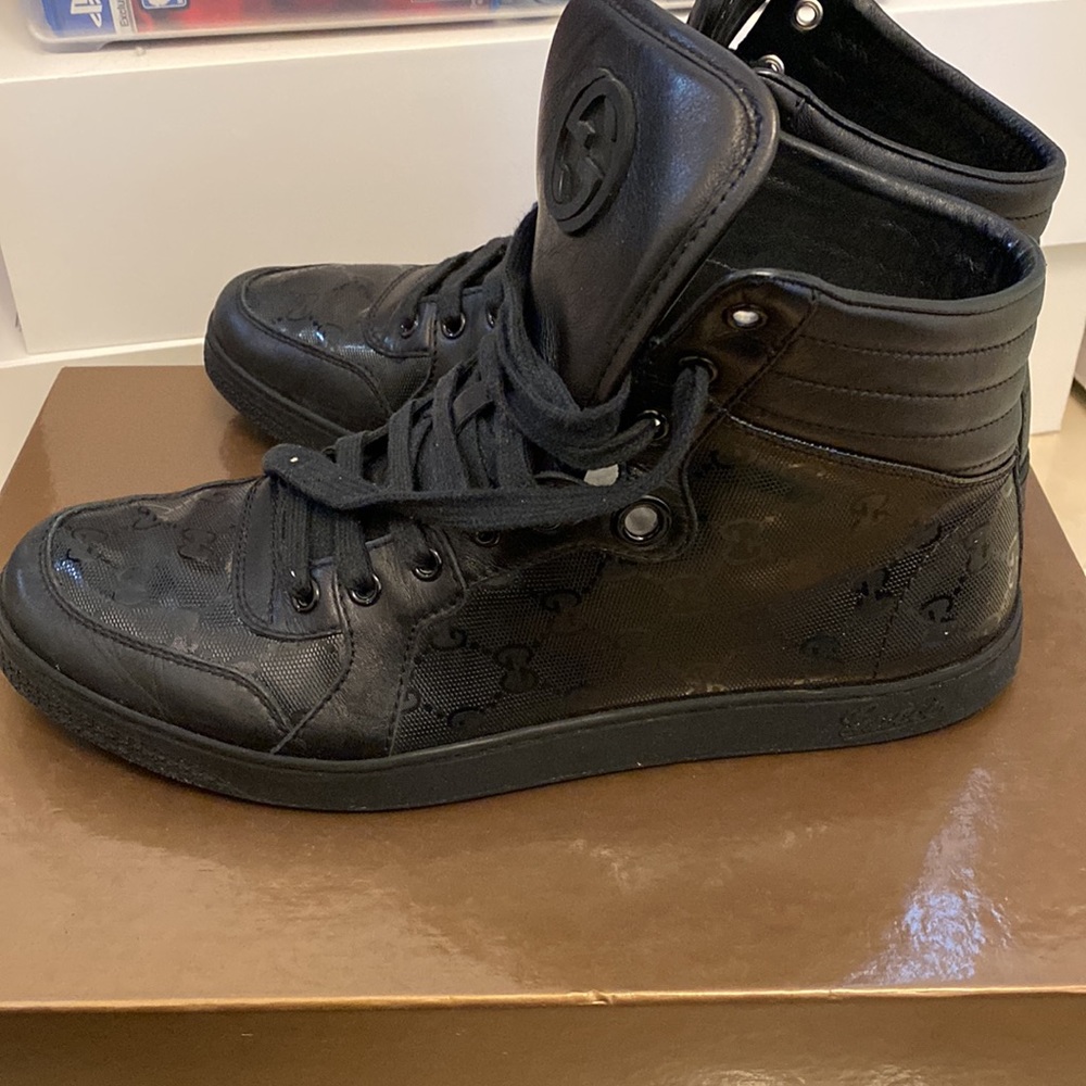 Gucci gg imprime praga soft sneaker mens 8.5 - Picture 4 of 9